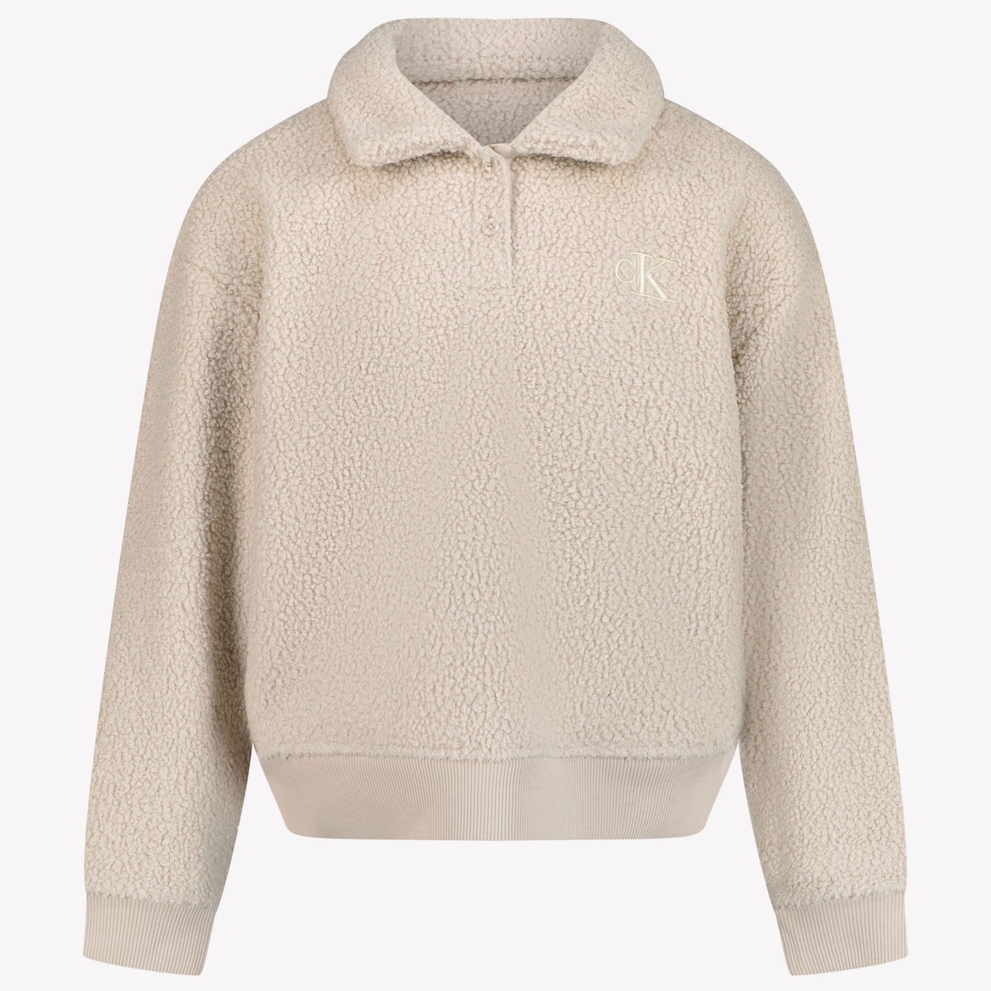 Calvin Klein Enfant Filles Pull-over Gris Clair