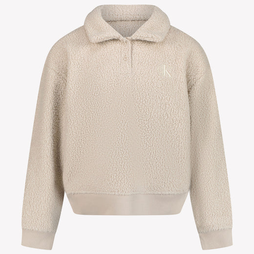 Calvin Klein Enfant Filles Pull-over Gris Clair