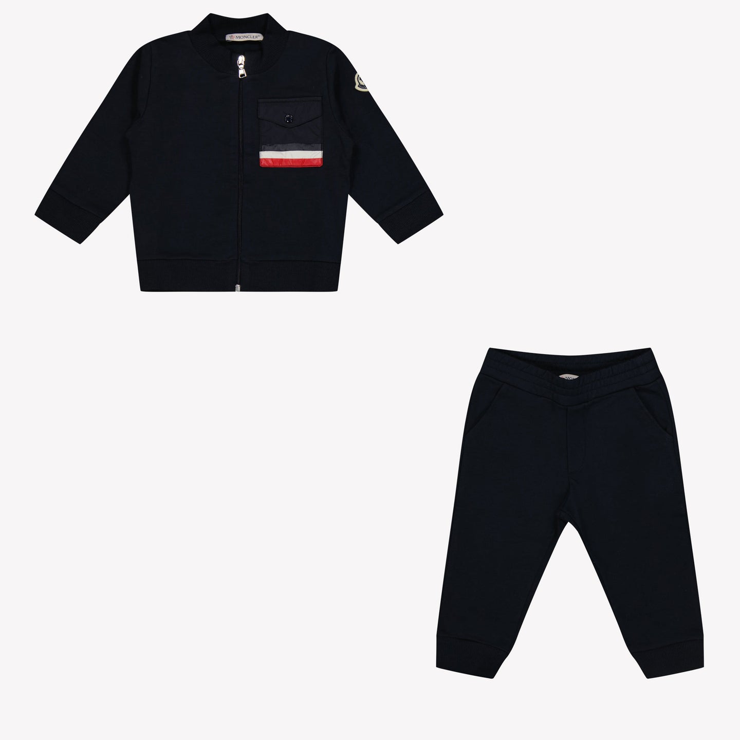 Moncler Jogginganzug für Baby-Jungen Marineblau