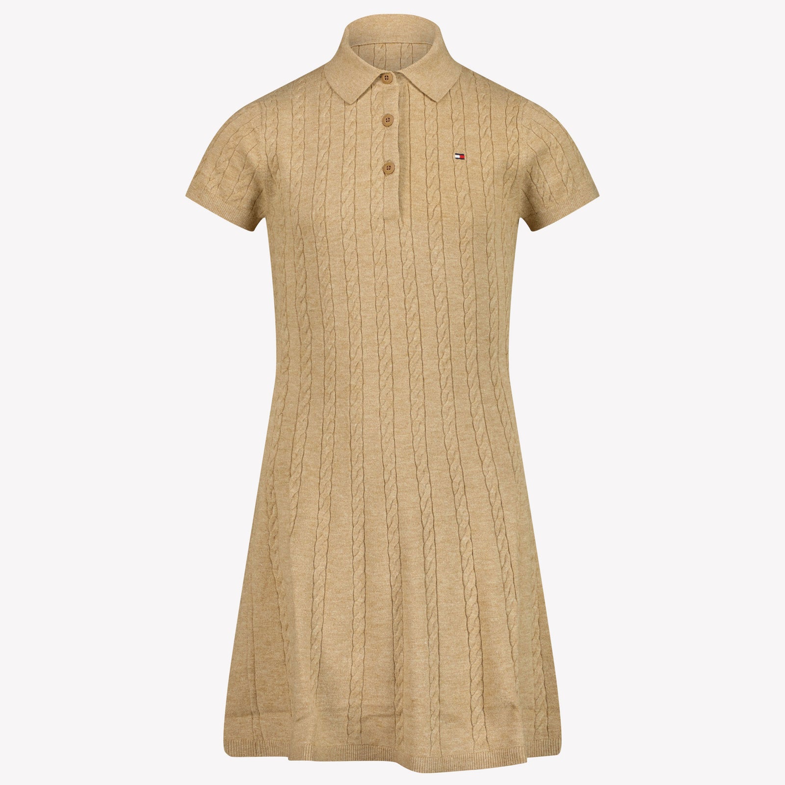 Tommy Hilfiger Niño Chicas Vestido Camel