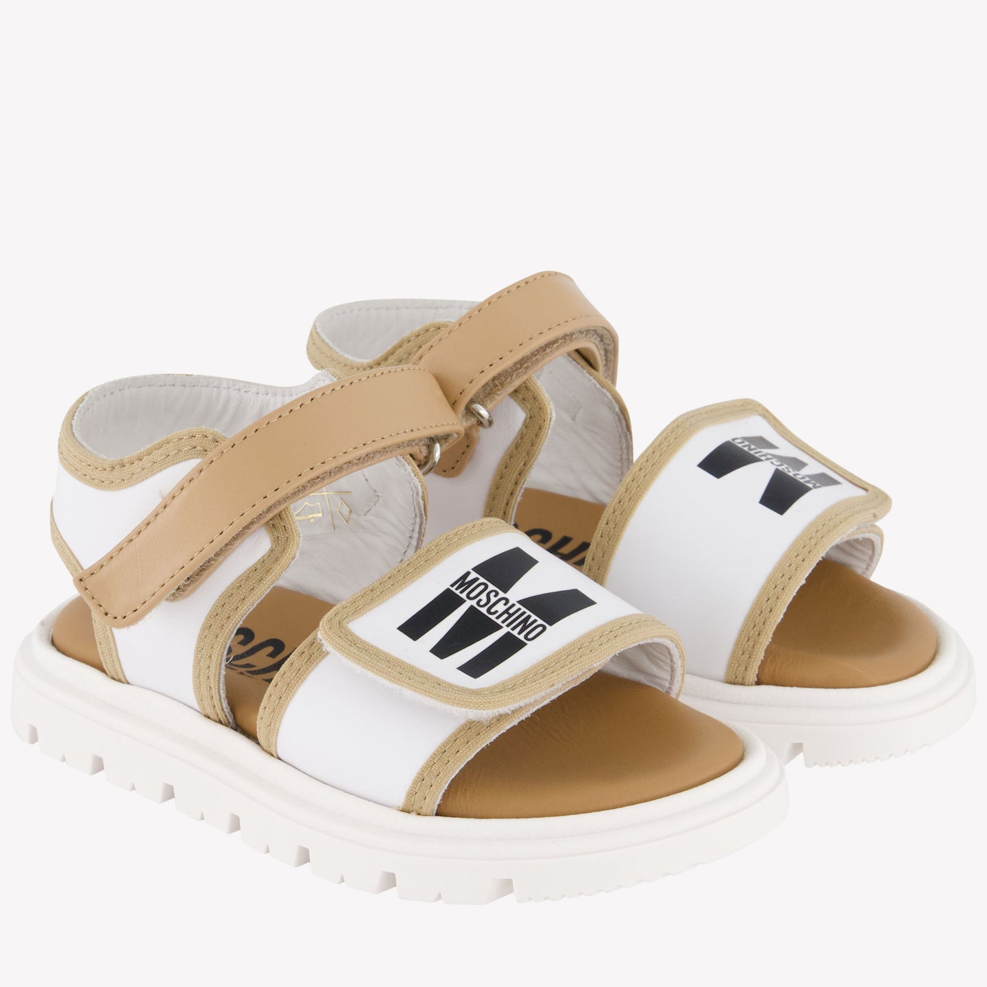 Moschino Unisex Sandalias Beige