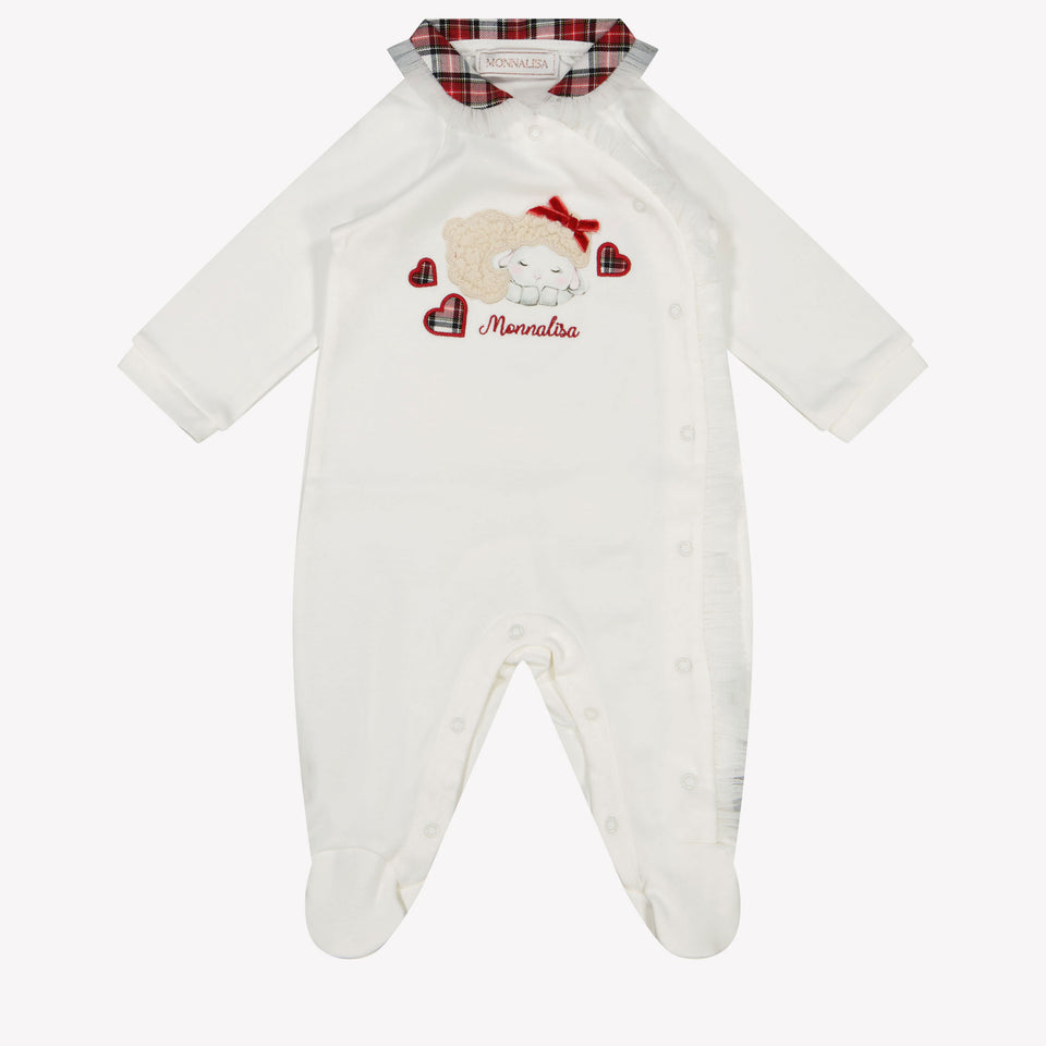 MonnaLisa Baby girls box suit OffWhite