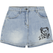 Jeans de falda para niñas para niños moschino