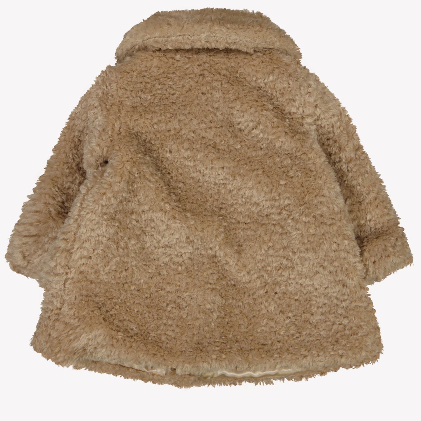 MonnaLisa Baby Girls Faux Fur Jacket Beige