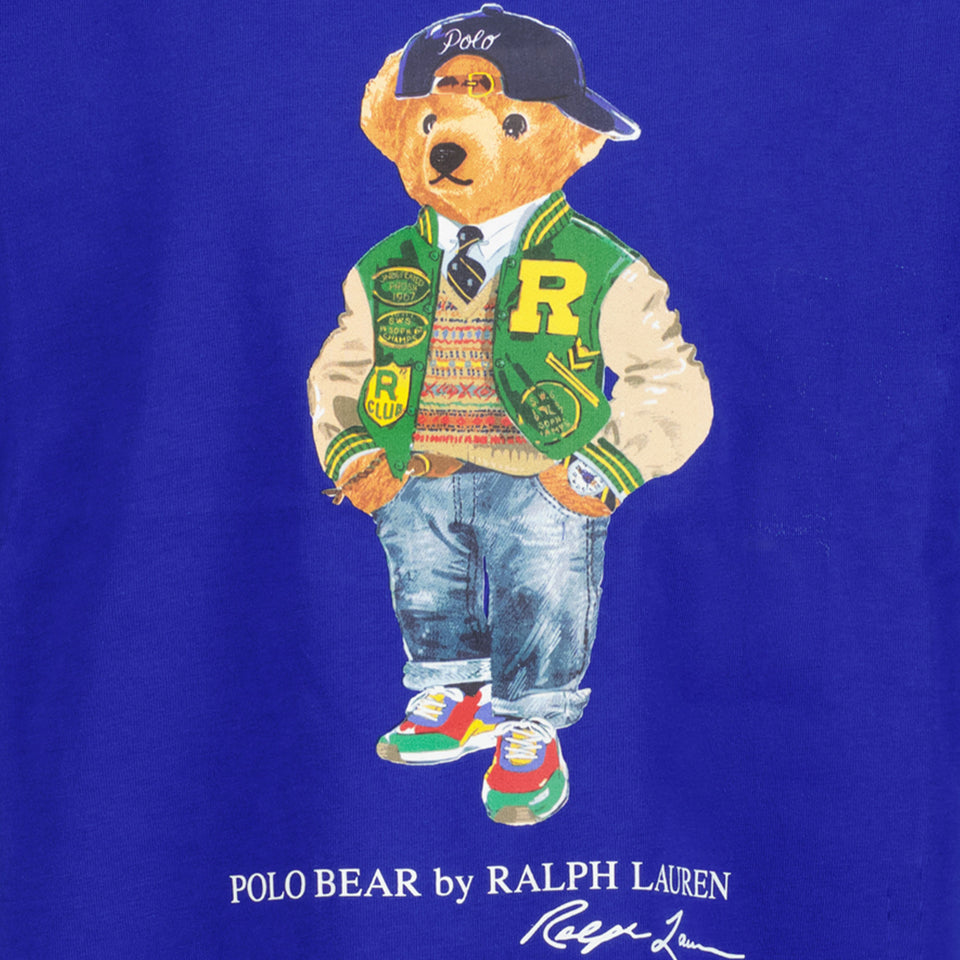 Ralph Lauren Chicos Camiseta Azul Cobalto