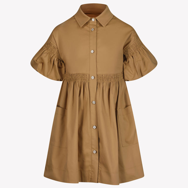 MonnaLisa Kids Girls Dress Camel