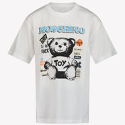 Moschino Unisex t-shirt av vit
