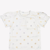 Givenchy baby flickor t-shirt vit