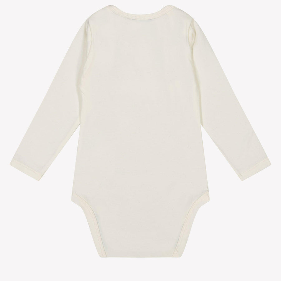 Malelions Bebé Unisex De cuerpo Blanco Roto