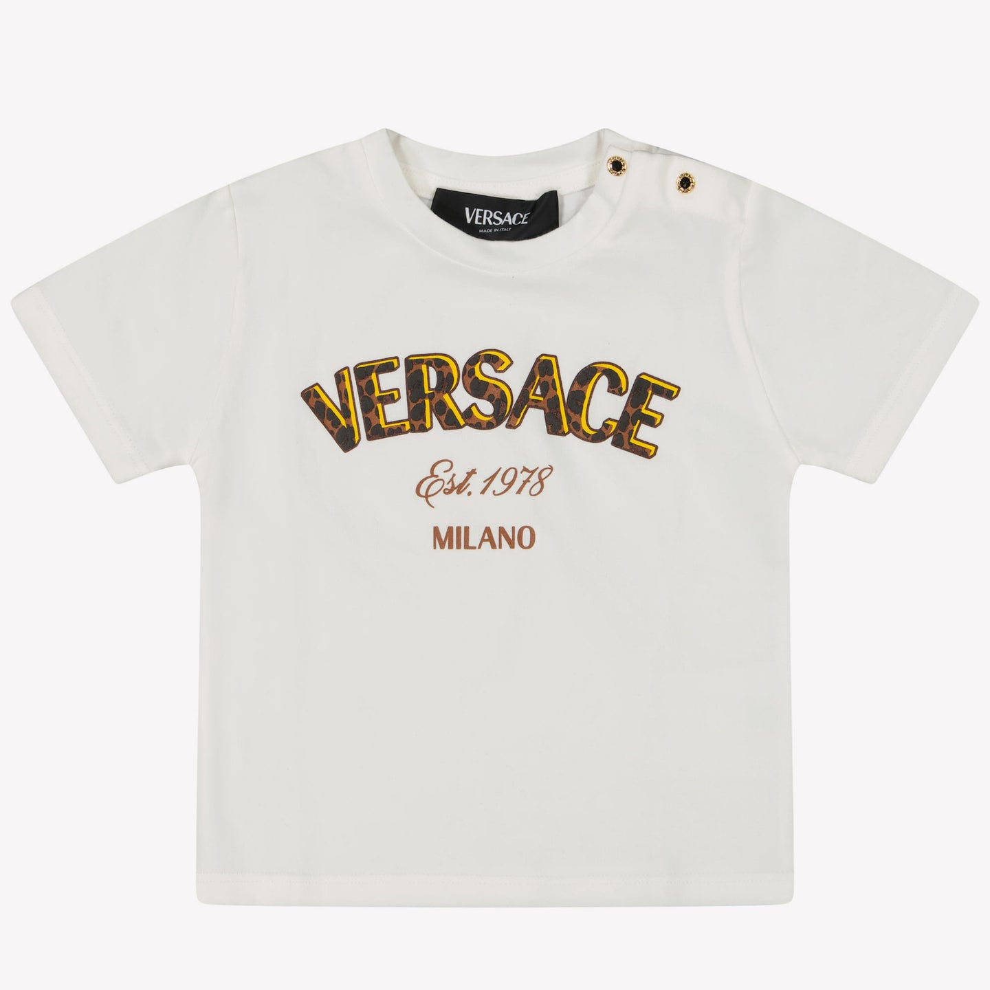 Versace Baby Unisex Camiseta blanca