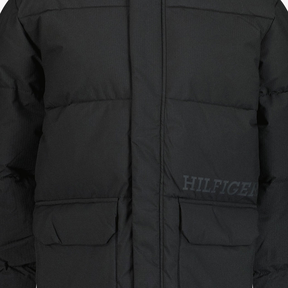 Tommy Hilfiger Chicos Abrigo de invierno Negro