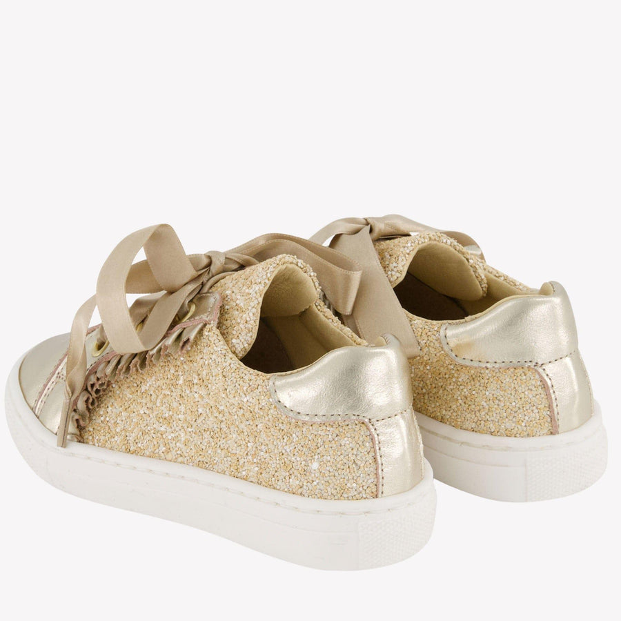 Andanines Mädchen Sneakers Beige