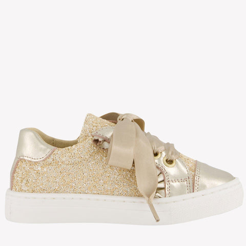 Andanines Filles Baskets Beige Clair
