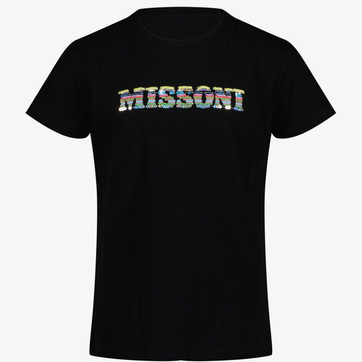 Missoni Kinder Meisjes T-Shirt Zwart 4Y
