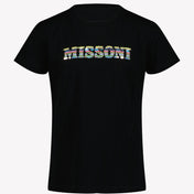 Missoni Children's Girls T-shirt czarny