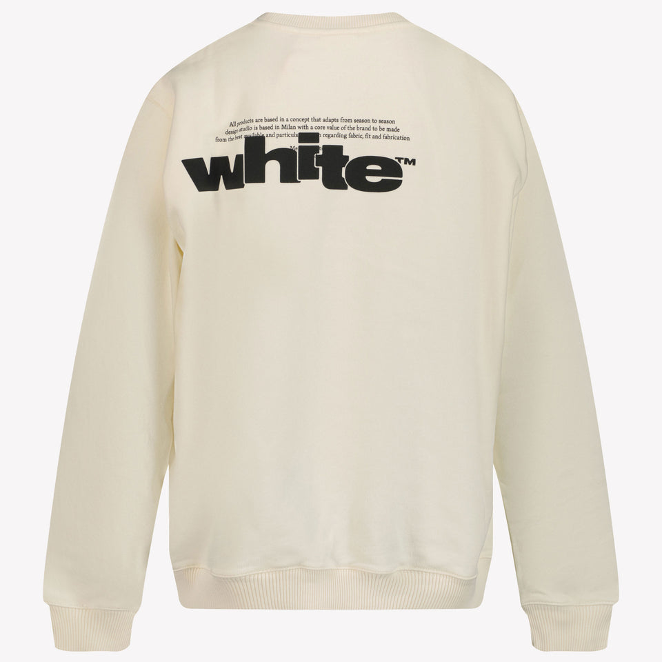 Off-White Jungenpullover von Weiß