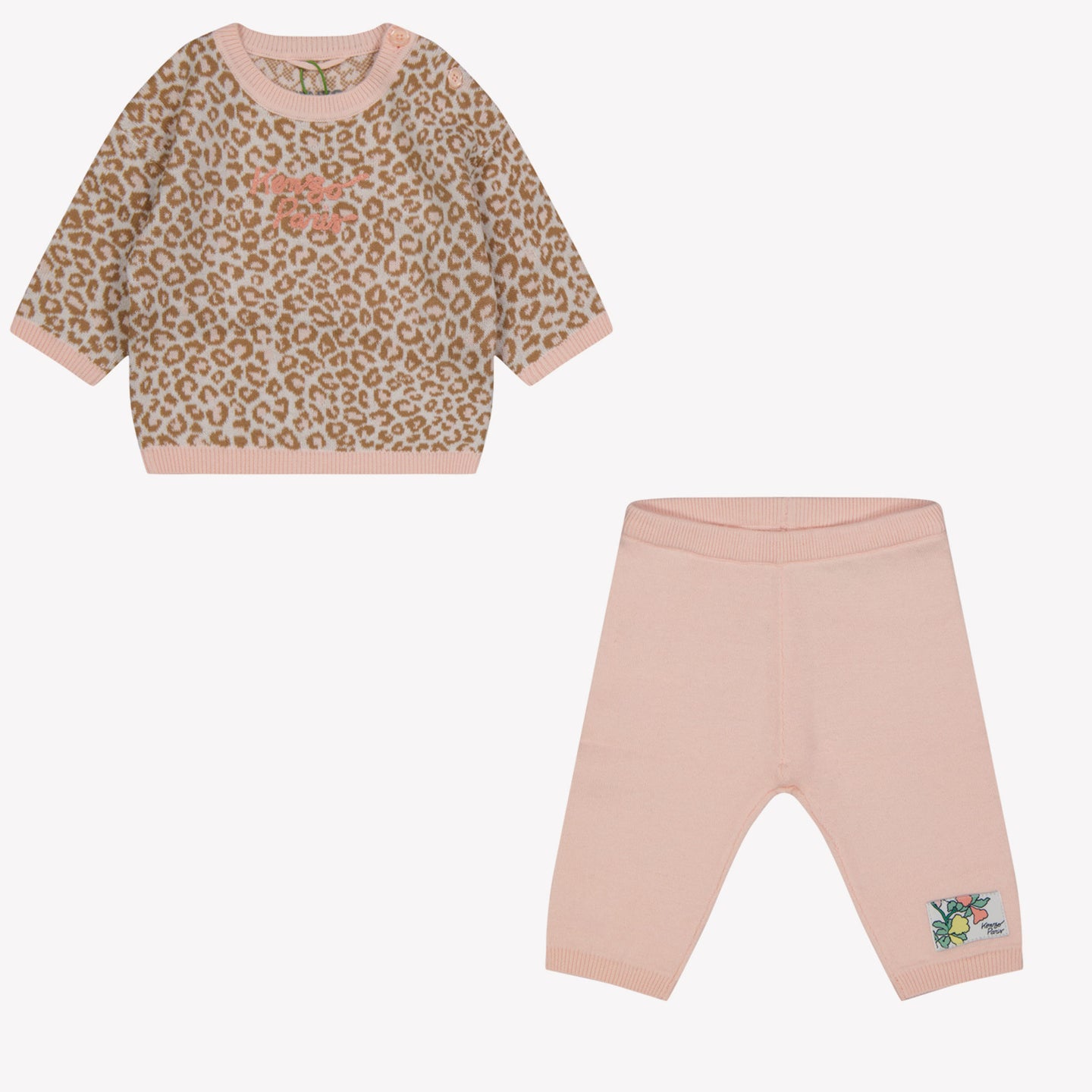 Kenzo Kids Bébé Filles Ensemble Rose Léger