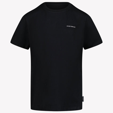 Airforce Jungen T-Shirt Schwarz