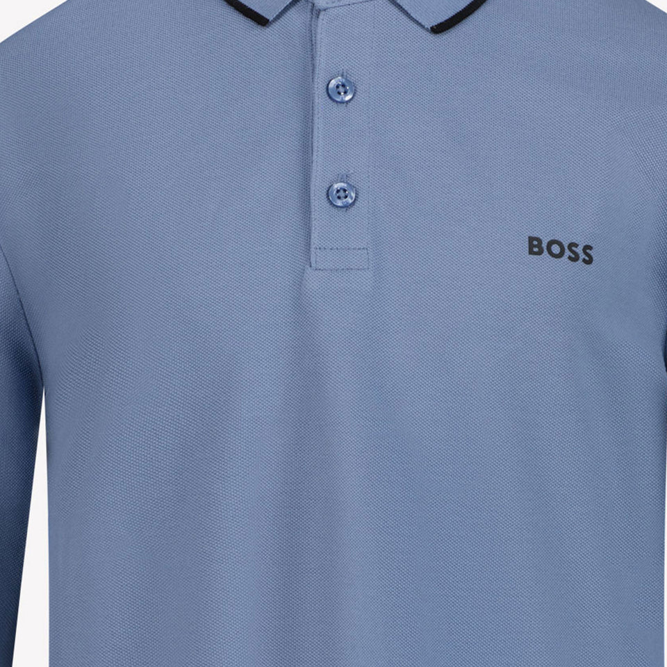 Boss Ragazzi Polo Grigio Chiaro