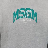 MSGM Enfant Garçons Pull Gris
