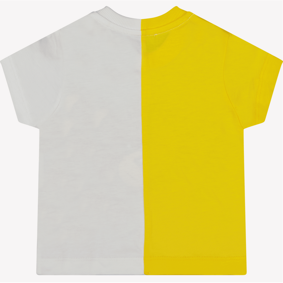 Moschino Baby Unisex T-Shirt Geel