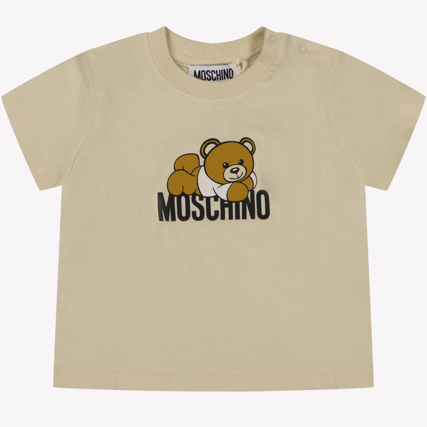 Moschino Baby Unisex T-shirt Beige 3/6