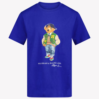 Ralph Lauren Garçons T-shirt Bleu Cobalt