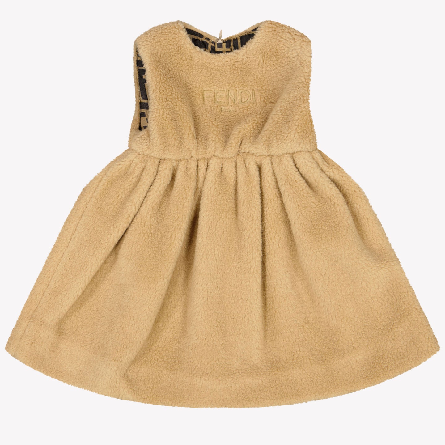 Fendi Baby Mädchen Kleid Beige