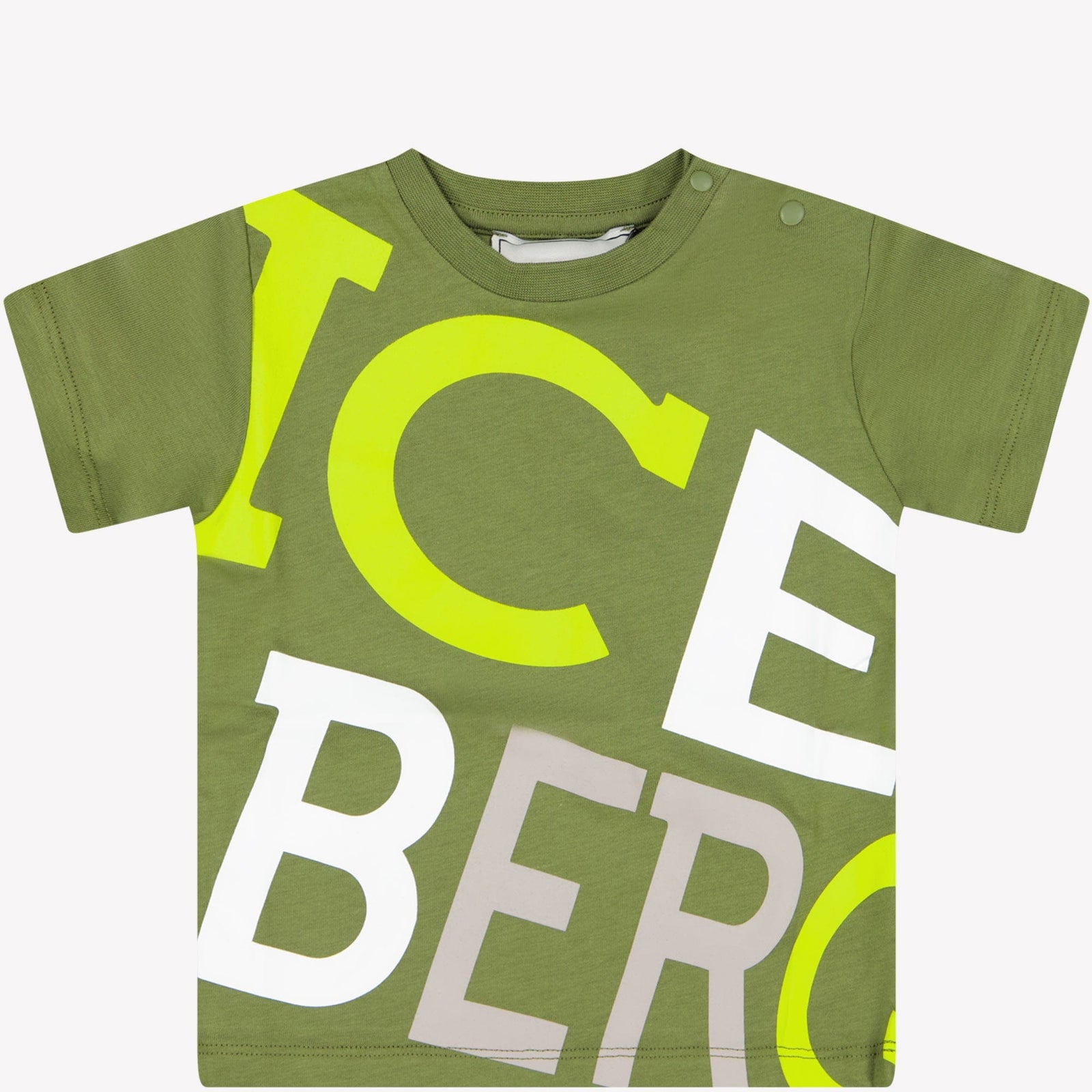 Iceberg Baby Jongens T-shirt Army 6 mnd