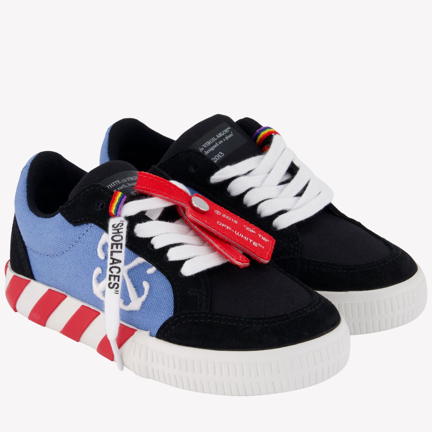 Off-White Zapatillas de deporte para niños negros