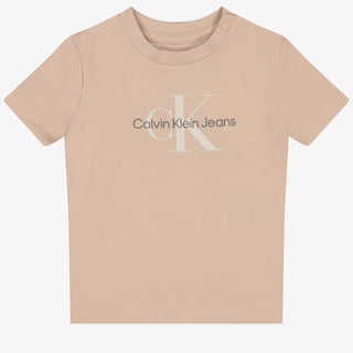 Calvin Klein Bébé Unisexe T-shirt Zalm