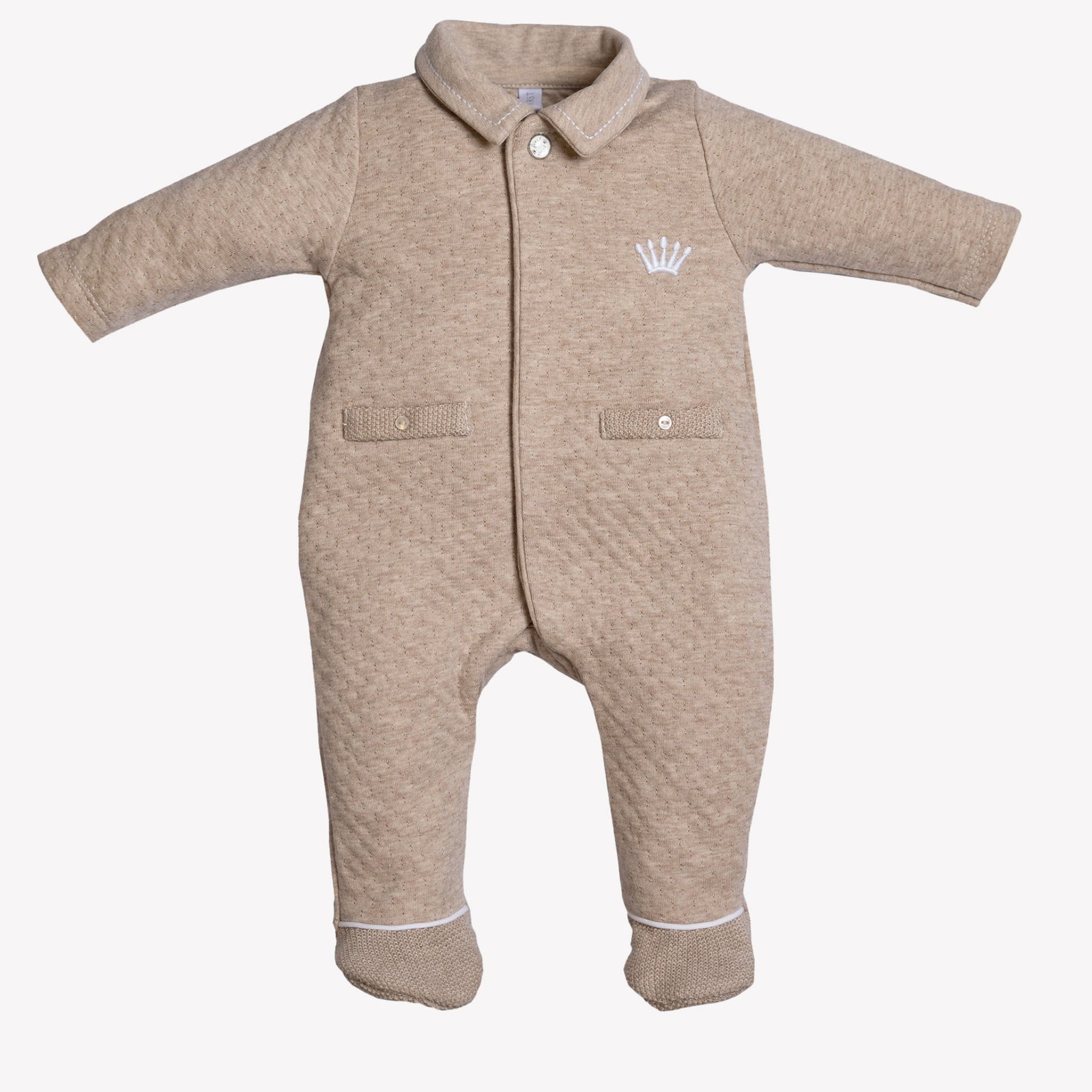 First Bambino Ragazzi Tuta in scatola Beige