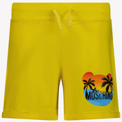 Moschino Children's Unisex Shorts Yellow