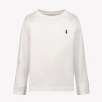 Ralph Lauren niños Chicos Camiseta adentro Blanco