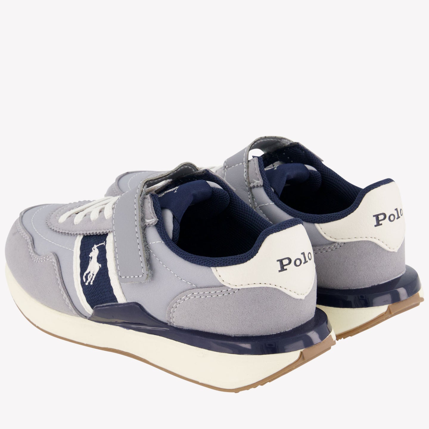 Ralph Lauren Train 89 Sports PS Garçons Baskets Gris