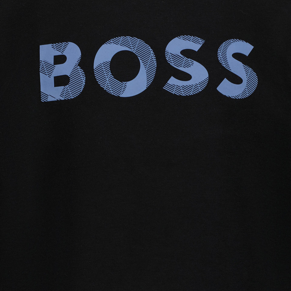 Boss Garçons Pull-over Noir