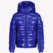 Moncler Maya Boys Winter Jackets Cobalt azul
