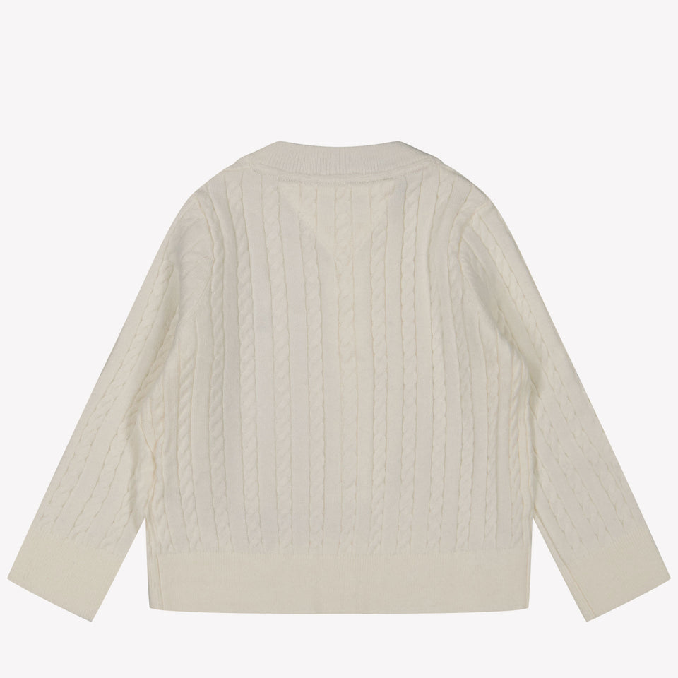 Tommy Hilfiger Bambino Ragazze Maglia Off White