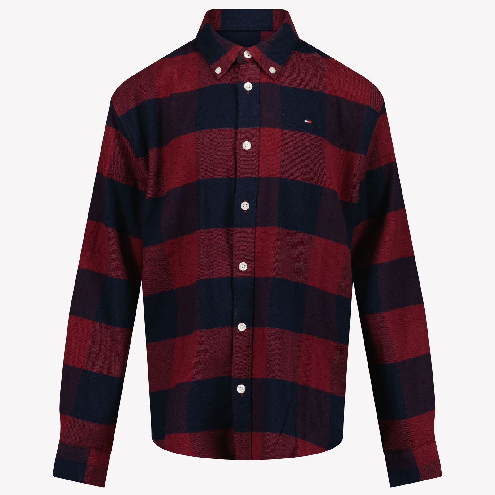 Tommy Hilfiger Chicos Blusa Burdeos