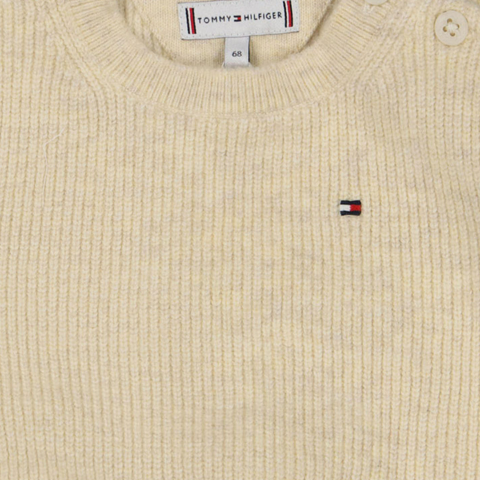 Tommy Hilfiger Baby Unisex Pullover Helles Beige