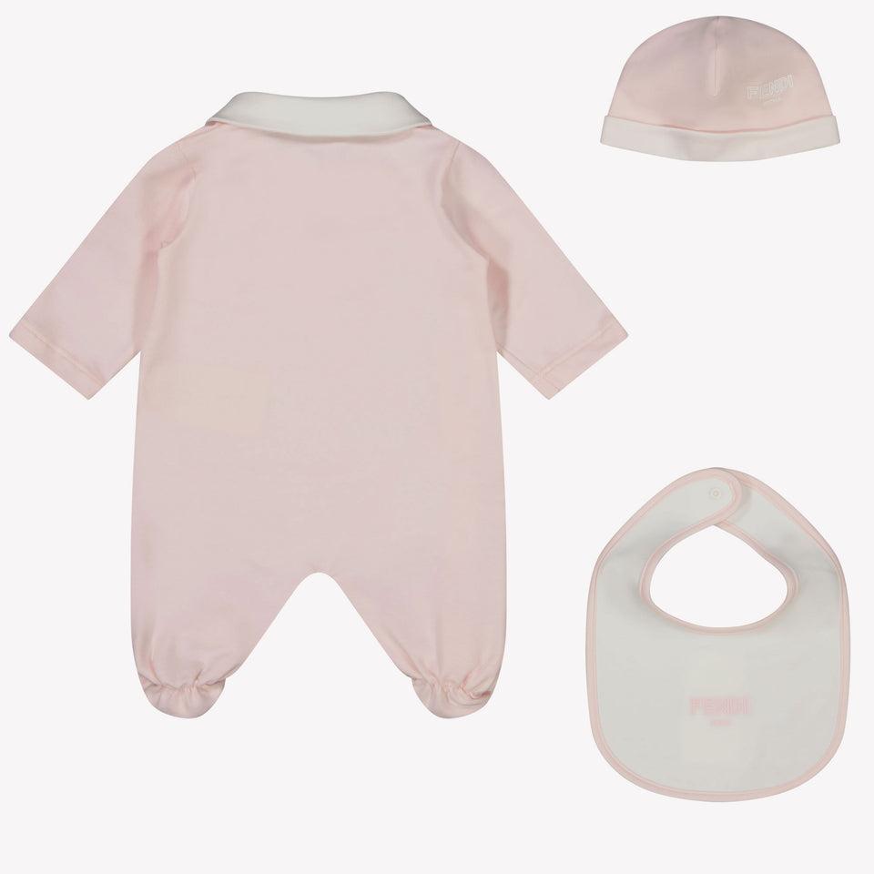 Fendi Bambino Unisex Tuta in scatola Rosa Chiaro