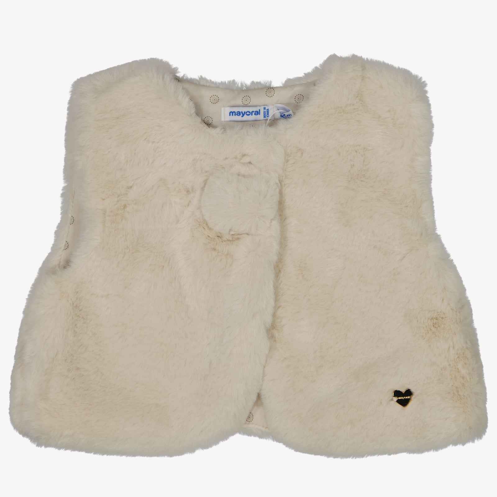 Mayoral Baby Girl Gilets Off White