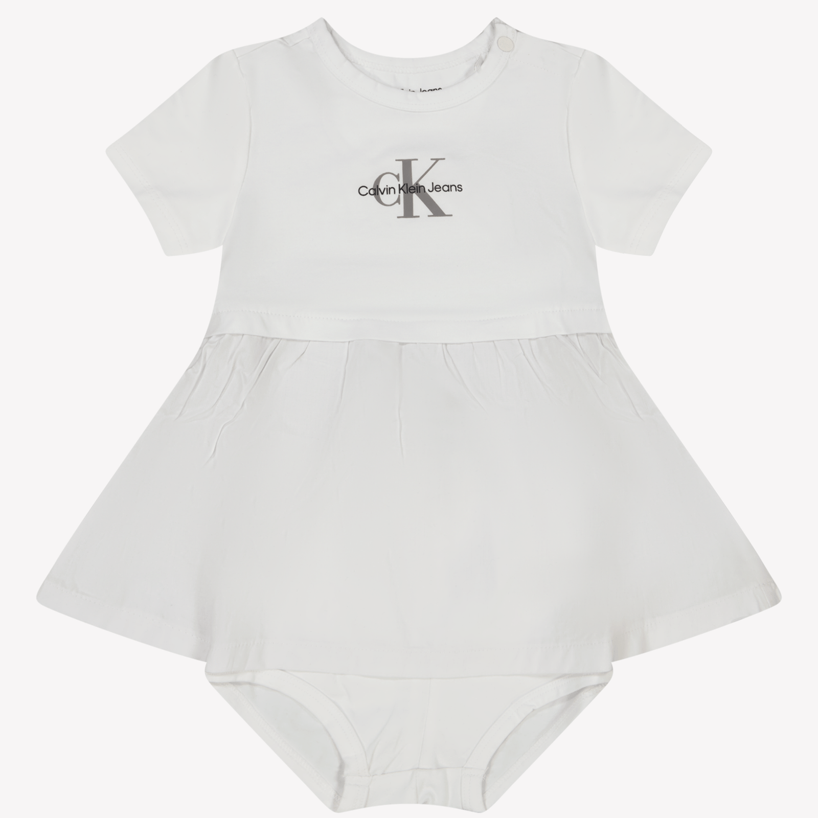 Calvin Klein Baby Meisjes Jurk Wit 68