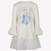 MonnaLisa Ragazze Vestito Off White