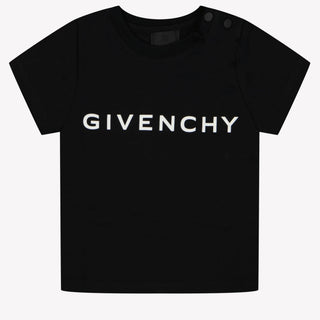 Givenchy Baby Jongens T-shirt Zwart 6 mnd