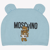 Moschino Baby unisex hat jasnoniebieski