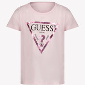 Guess Chicas Camiseta Rosa claro