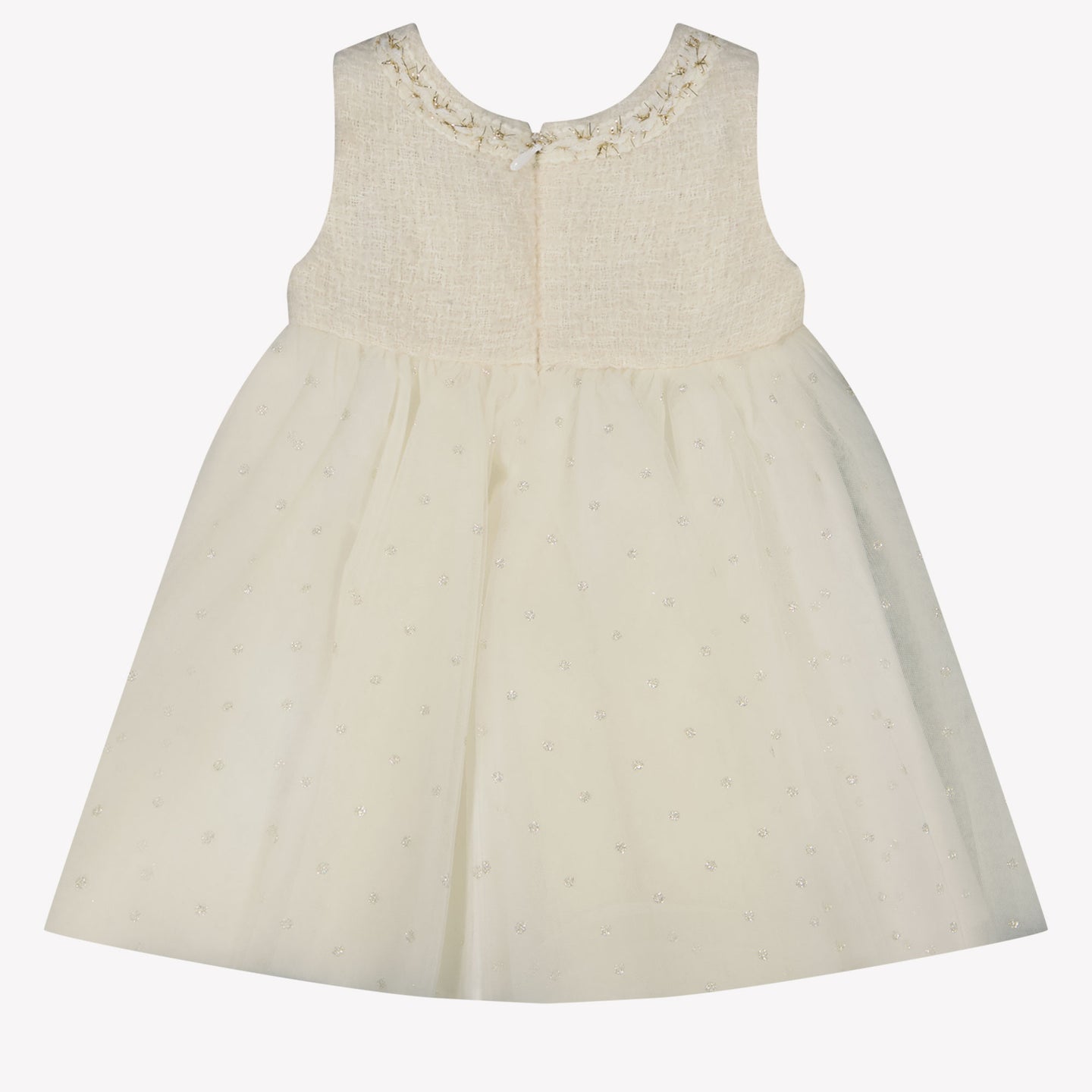 MonnaLisa Bambino Ragazze Vestito Off White