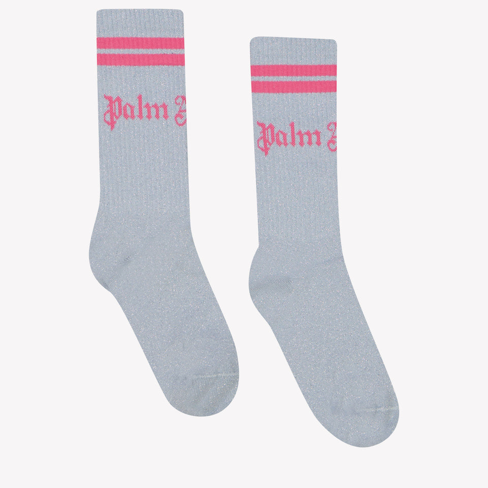 Palm Angels Girls socks Silver