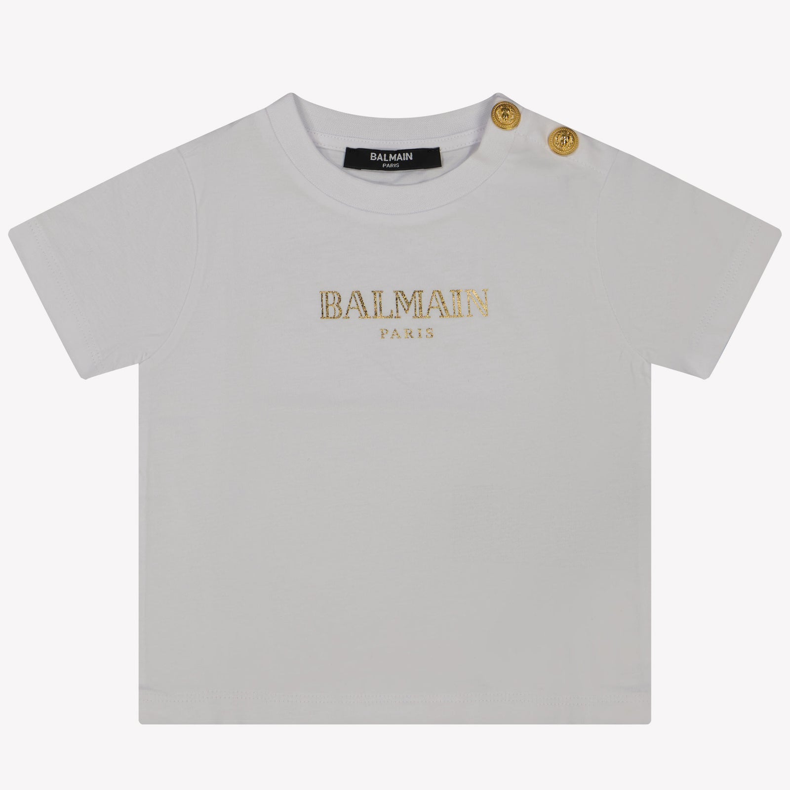 Balmain Bébé Filles T-shirt Blanc